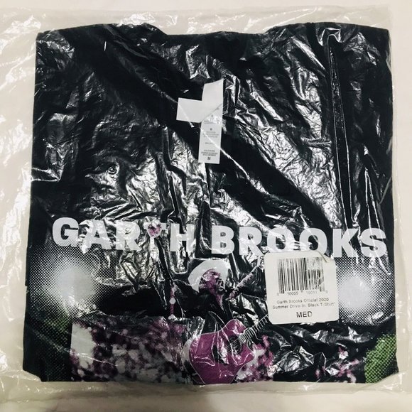 Garth Brooks Official 2020 Summer Drive-In Theater Event Black T Shirt Med. NEW - Picture 7 of 8